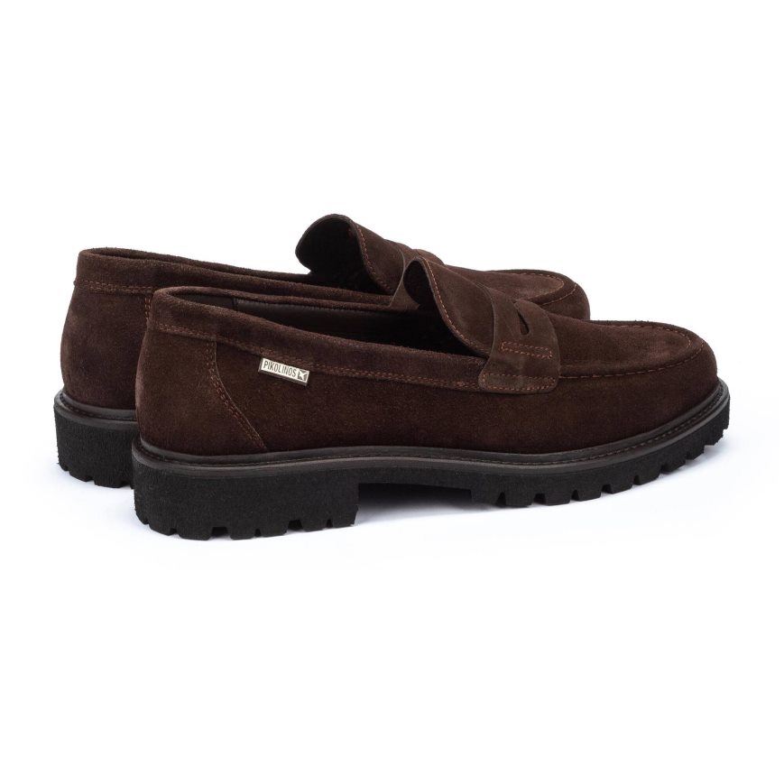 Men's Pikolinos TOLEDO Moccasins Brown | NZ M75Q319